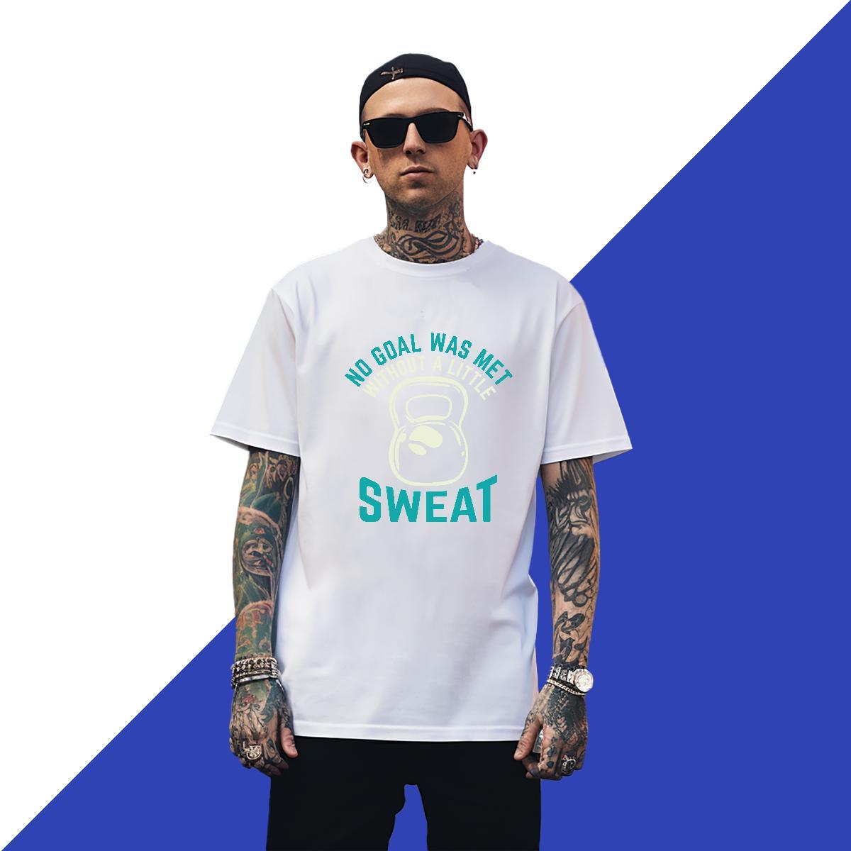 Free Shipping Tshirt for Man Woman Sport 230g Cotton Customized Breathable monogram T Shirt For Man New Tops Tees
