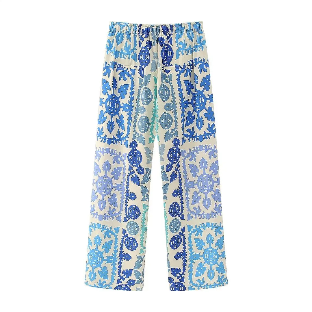 Womens printed clothing summer loose shirt and mens modern womens casual suit 240820
