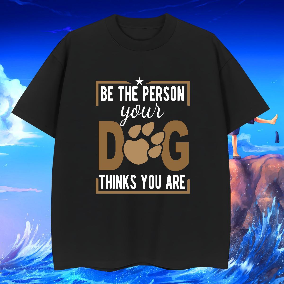 Designer Tshirt for Man Woman Daily Outfit 230g Cotton Customized Print Pure Cotton dog's paw T-Shirts 2024 DIY Tees