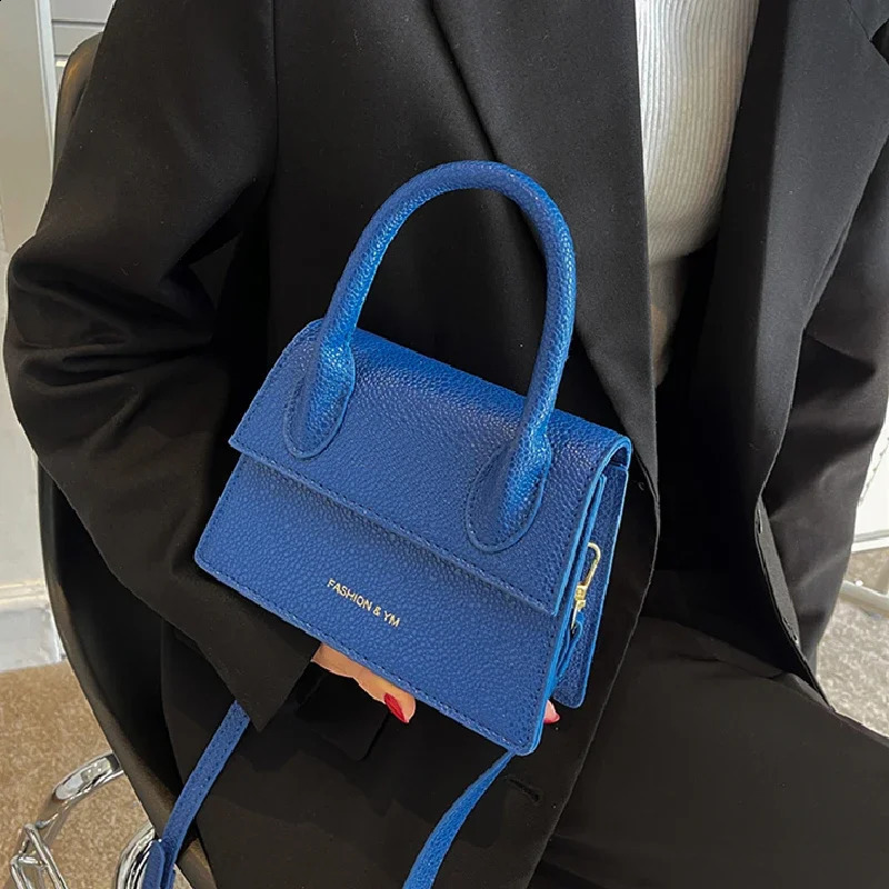 Top Handbag Small Size Single Handle Clutch for Crossbody Messenger Bag Solid Color Woman Hand Bags 240820 b9cf