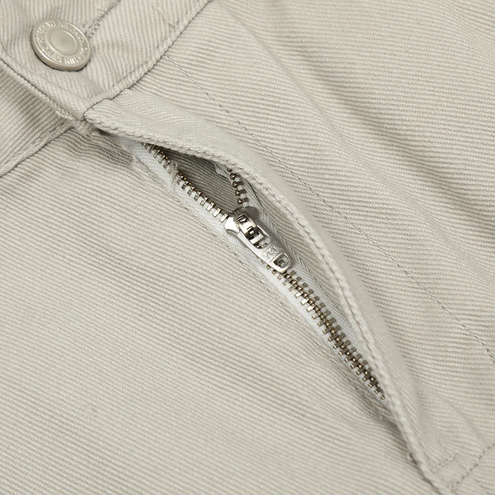 Bright White Casual Jeans Men Streetwear Y2k Straight-leg Vintage Simple Autumn Casual Fashion Winter Solid Street Denim Pants 240819
