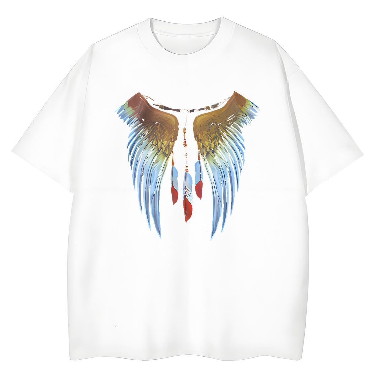Brand Women Tees Beach Breathable Soft Tops High quality 230g 100% Cotton cool Cartoon Printing L-4XL T shirt