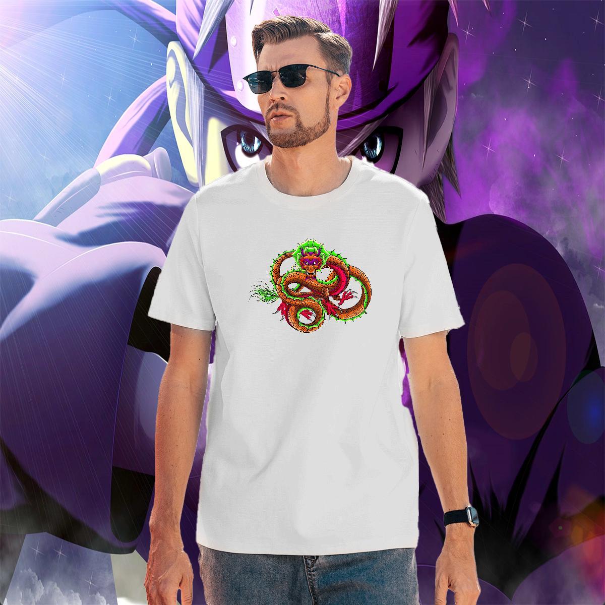 Cool Design Men Clothes T-Shirt Anime Printing Street 100% Cotton 230g Custom Print Plus Size Breathable Short Sleeve ferocity Man T Shirts 2024 Desig
