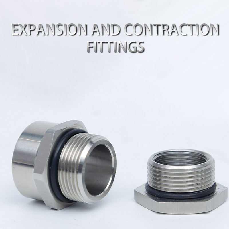 Core filling and reducing 304 stainless steel inner and outer wire diameter direct joint 2 minutes 3 minutes 4 minutes 6 minutes 1 inch 2 inches 3 inc