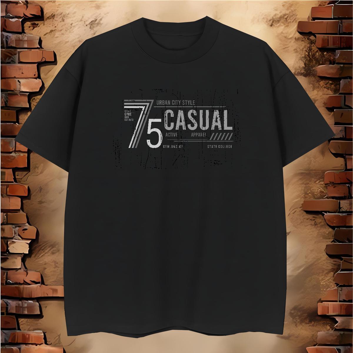 TOP Quality letter 100% Cotton 230g Tshirts Summer Casual Breathable Short Sleeve T shirt Fashion Casual Custom Big Size Polos