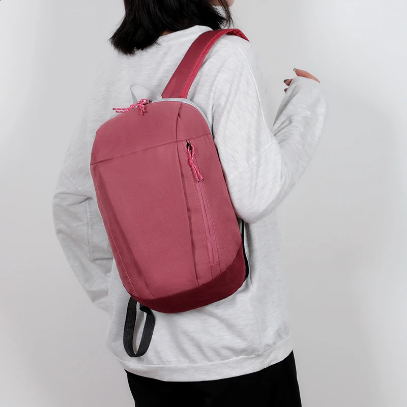 1 piece of womens sports travel mini backpack casual simple ultra light fully matched mens small 240820