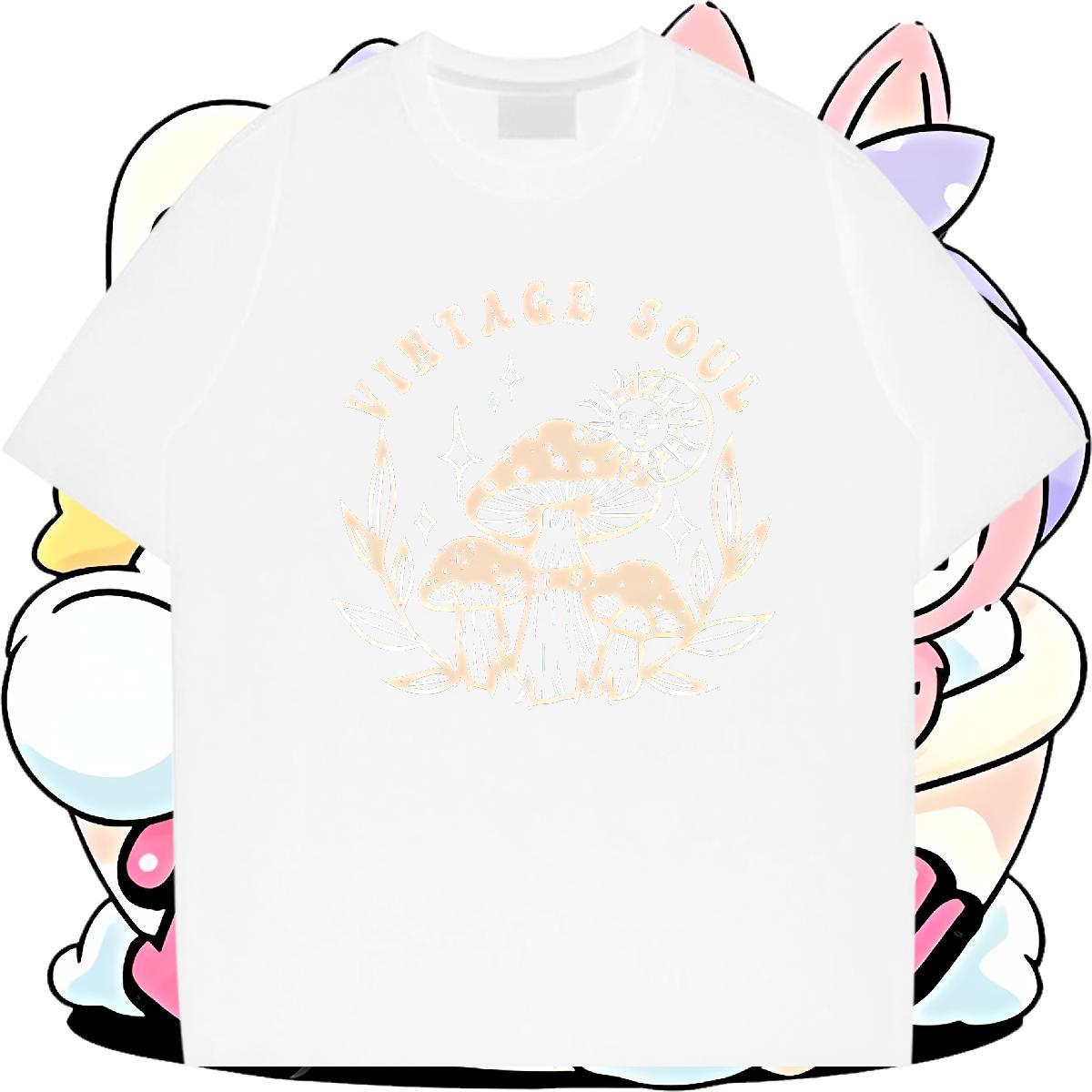 2024 Summer painting Mens Tshirts 230g Pure Cotton T Shirt For Man DIY Logo Oversized Daily Wear Breathable Short Sleeve Loose Fit Polos