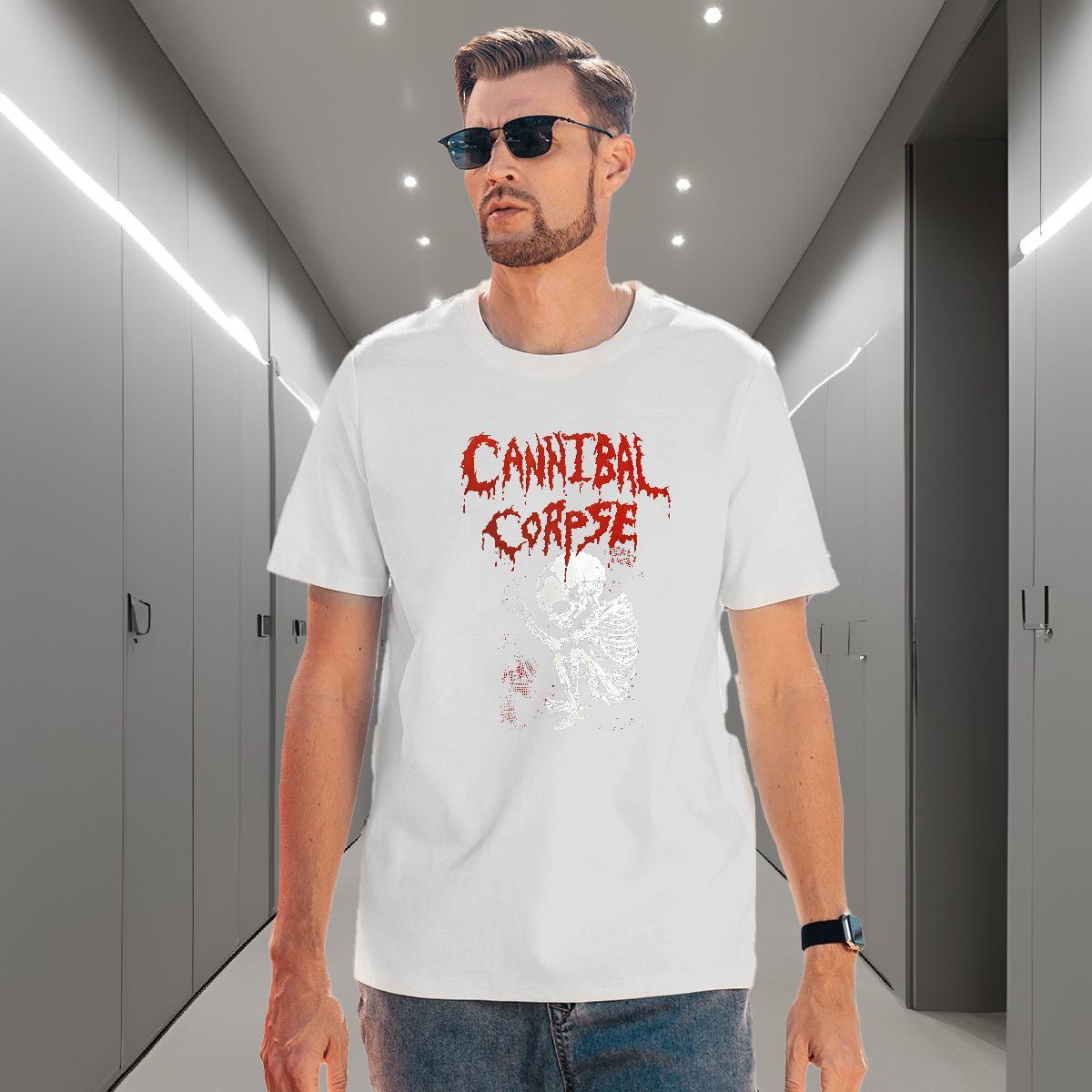 Man T Shirts 230g Pure Cotton scary Casual Beach Breathable Soft Oversized 3XL 4XL Tshirt for Man Woman Stylist Brand Tees Shirts