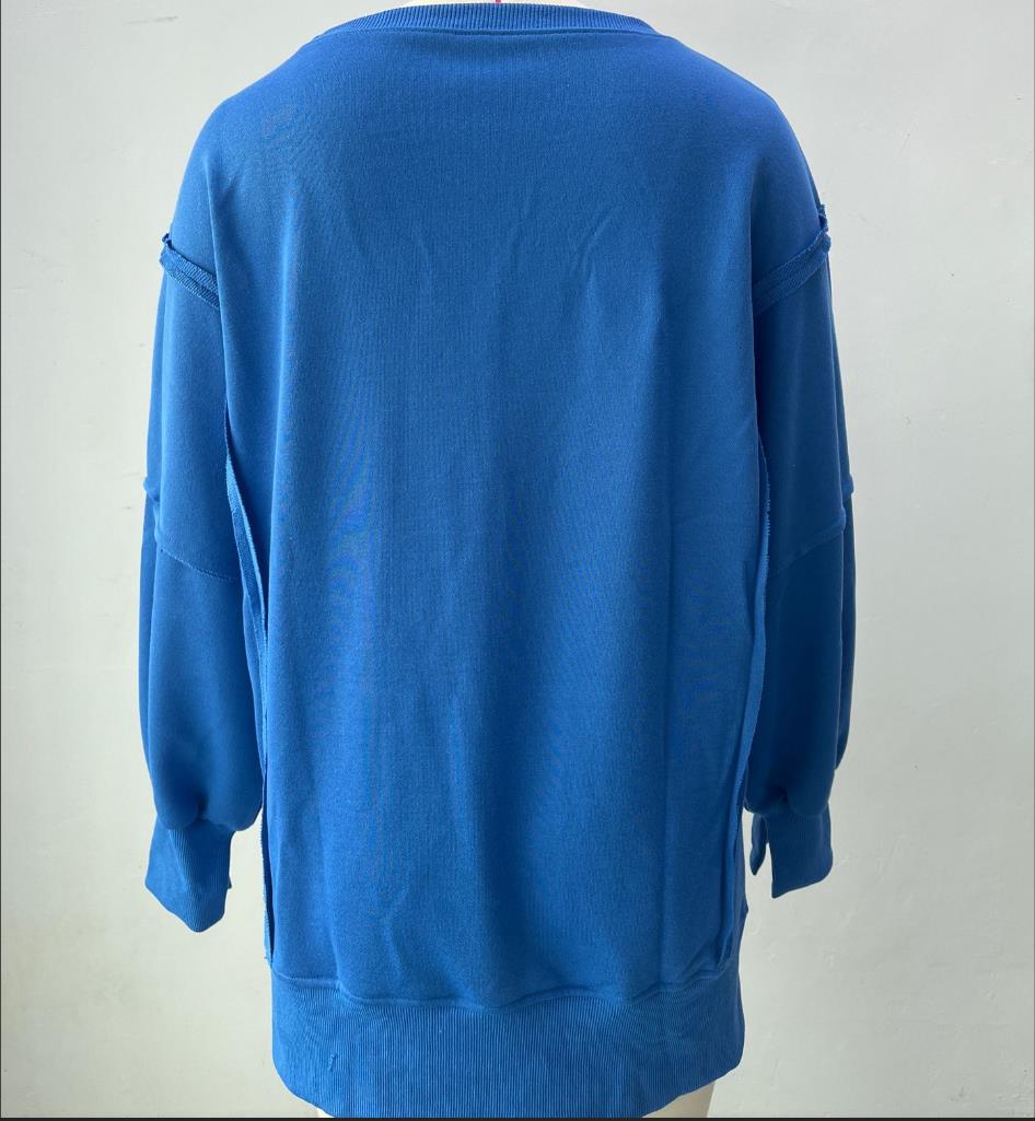 Hoodies Perfect Oversized 2025 Black Blue Womens Designers Hoodys Sweater Sports Round Neck Long Sleeve Casual Loose Sweatshirts