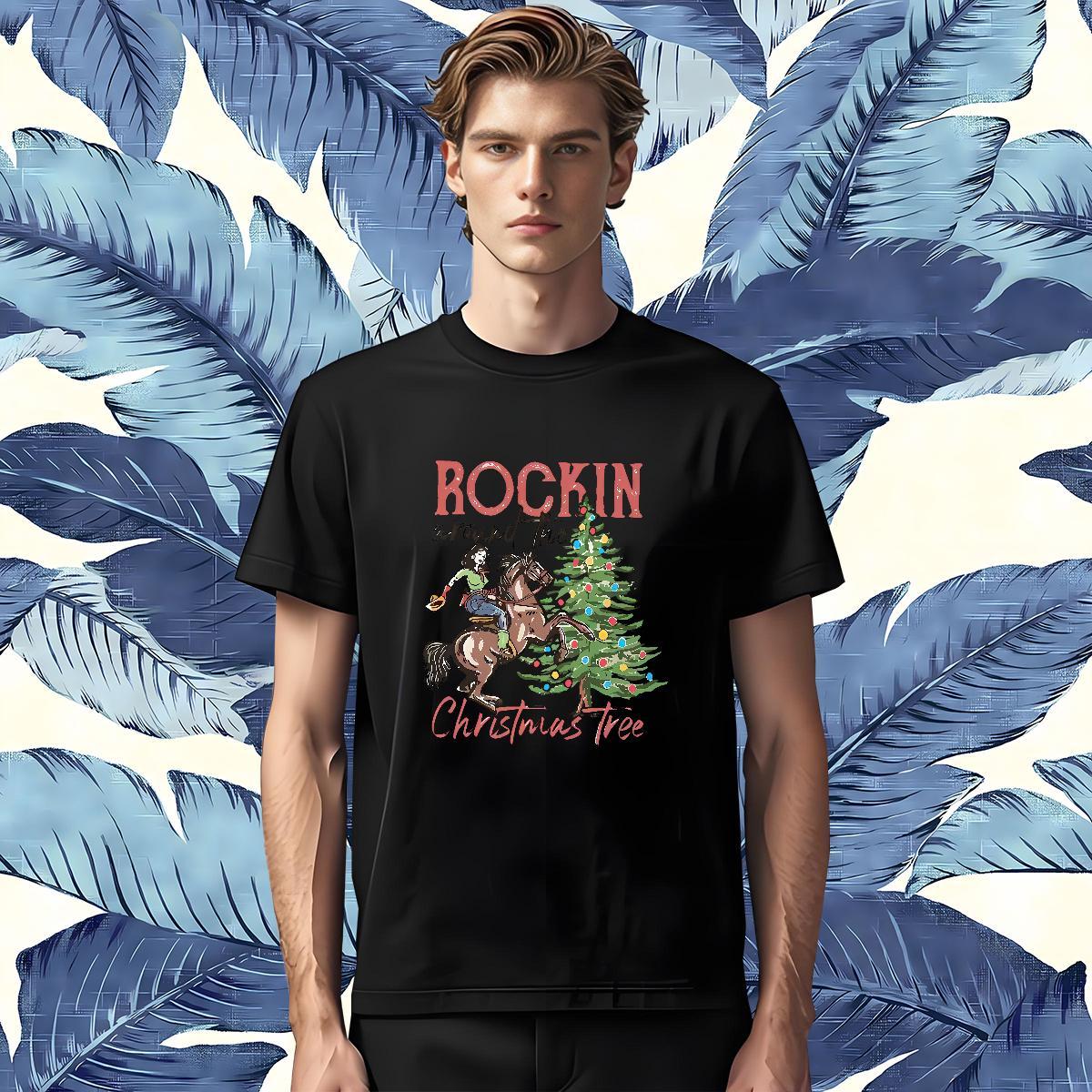 Classic Man T Shirts horseback riding Breathable Short Sleeve Beach Customized 230g 100% Cotton Men Clothes T-Shirt DIY Tops Shirt