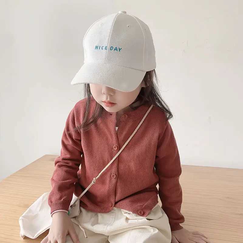 1 2 3 4 5 6 Years Spring Autumn Knitted Cardigan Sweater Children Clothing Toddler Girl Sweaters Kids Outerwear Baby Boy ClothesXJ240819