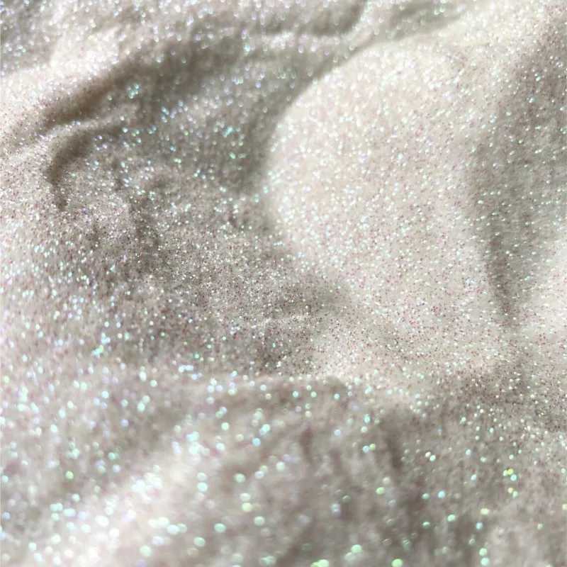50g/Bag Ultra Fine White Glitter With Purple Color Shifting Shiny Iridescent Glitter Sugar Sand Powder For Nails Chrome PigmentsXJ240815