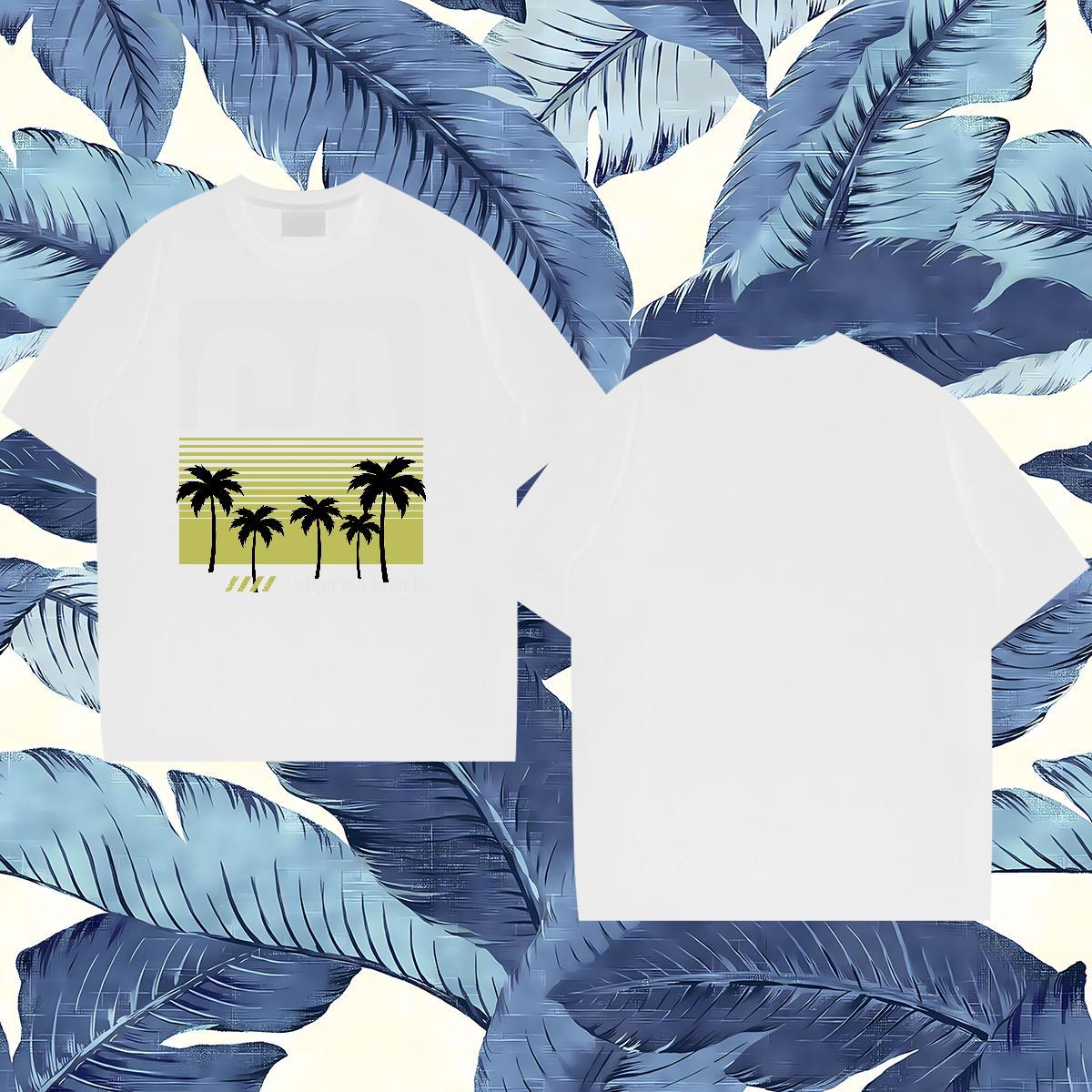 2024 Designer Men Clothes T-Shirt tree Spring Summer 100% Cotton 230g Tee Shirt Crew Neck Loose Mens T Shirts Graphic