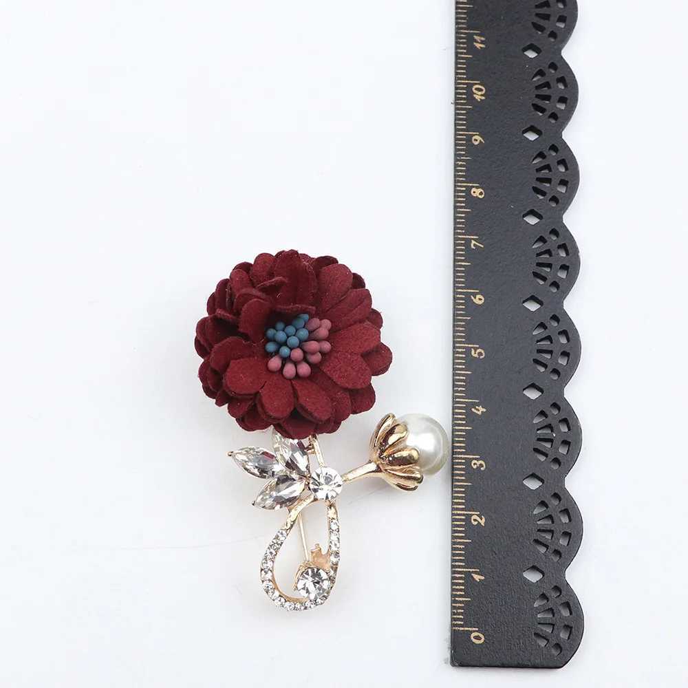Red Royal Blue Rose Brooch Womens Jewelry Brooch Bridal Brooch Collar Brooch Corset Coat Accessories W240815