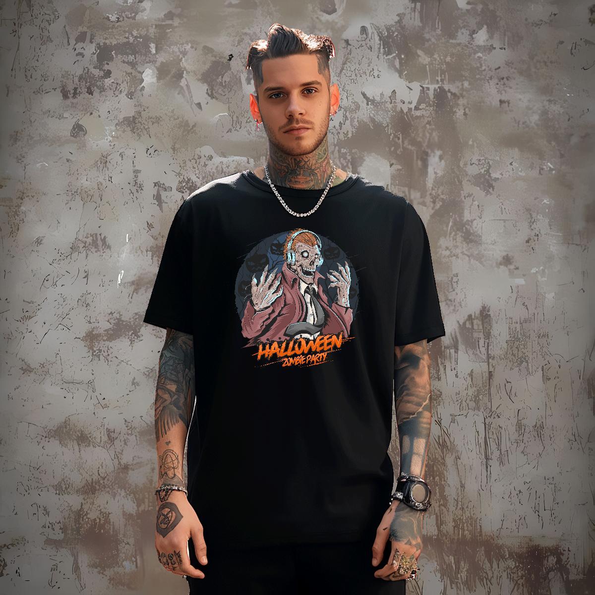 TOP Quality Mens T Shirts skull Breathable Soft Beach DIY Logo Oversized 230g 100% Cotton Couples T Shirts Fashion Design Tshirts