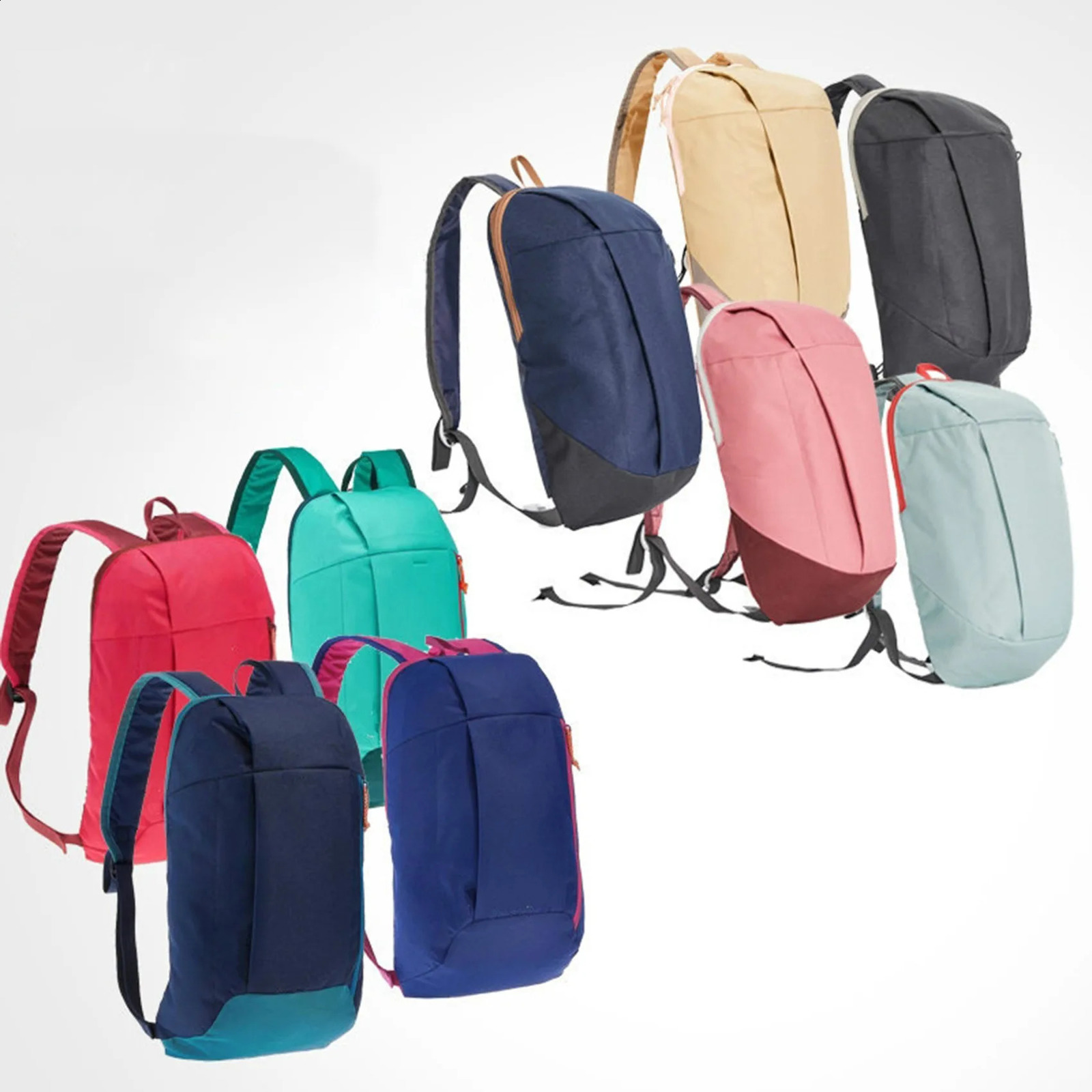 1 piece of womens sports travel mini backpack casual simple ultra light fully matched mens small 240820