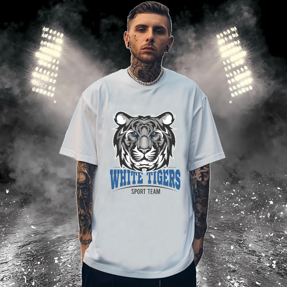 Unisex Man T Shirts tiger Breathable Short Sleeve Daily Outfit Custom Print Plus Size 230g 100% Cotton Mens Tshirts Fashion Design Top Tees