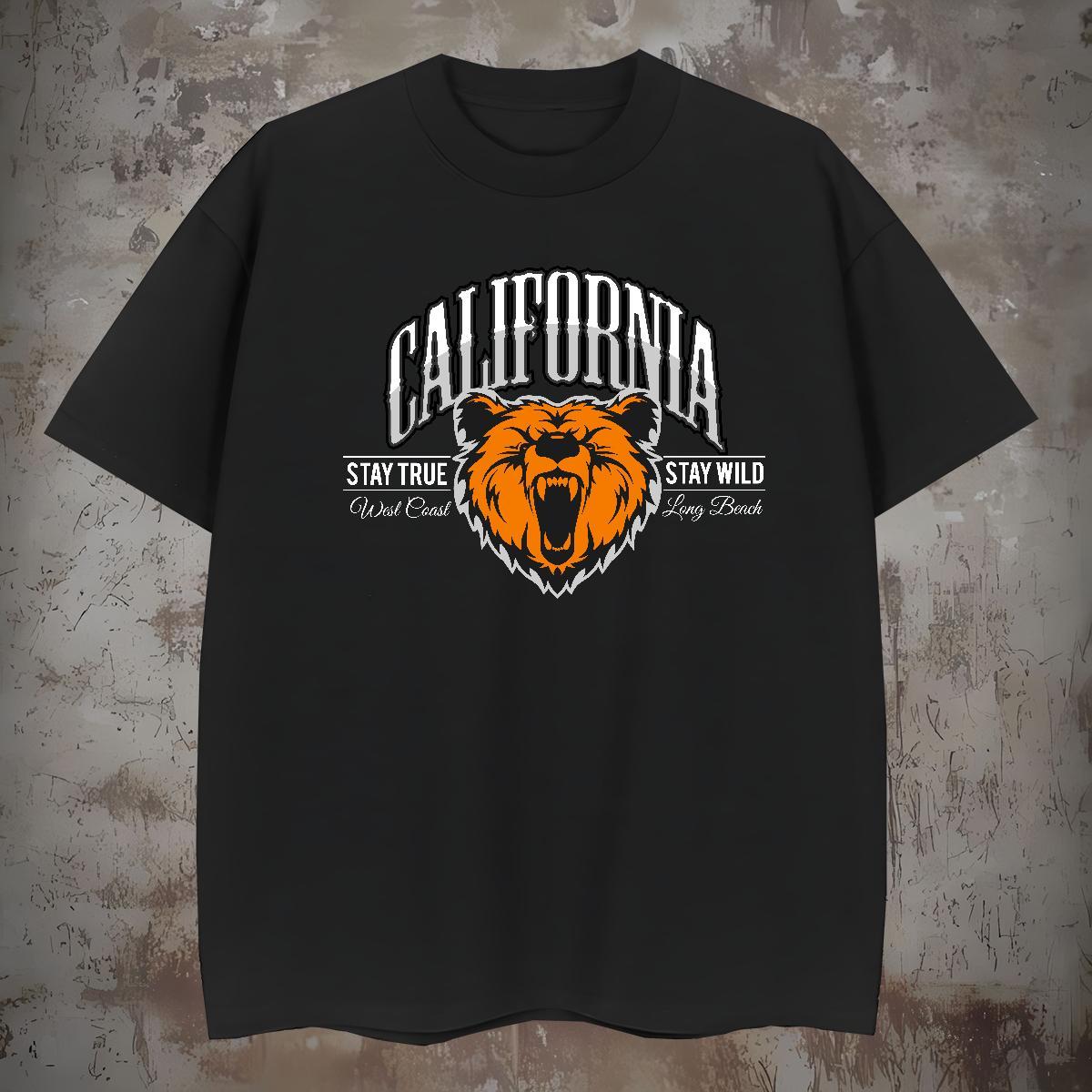 Popular T-Shirts for Men animal Short Sleeve Soft Summer Casual DIY Logo Oversized 230g Pure Cotton Men Tshirts Fashion Designer Tops Tees
