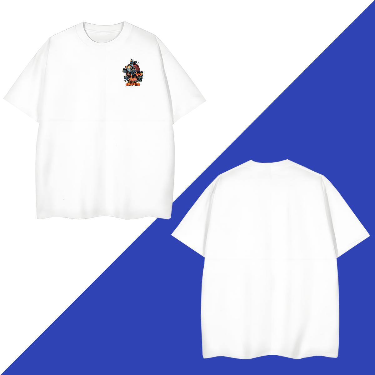 Brand Men Tees pumpkin Street Casual 230g 100% Cotton Tshirts Breathable Short Sleeve Free Shipping Man T Shirts DIY Printed