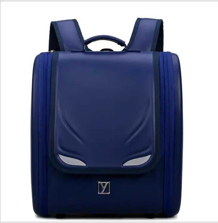 Kids school backpack Bags on wheels Japan School Backpack kid Orthopedic wheeled backpack Children PU Japanese trolley backpacks Y240820