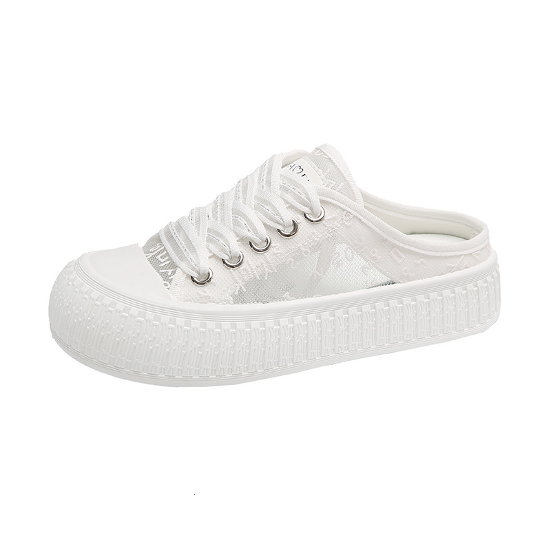Ddmysports Little White Summer New Korean Edition Instagram Female Student Leisure Versatile Alf Tug Women S Shoes Street Shoot RD OUTDOOR