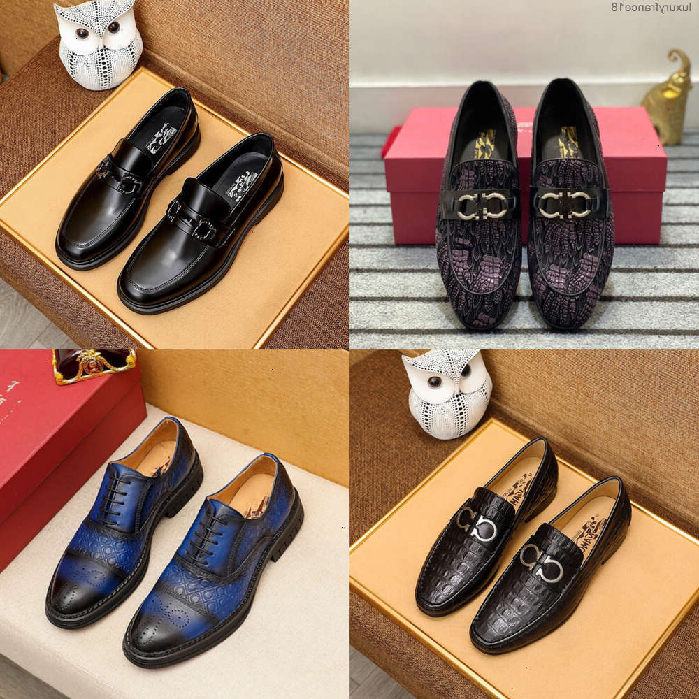 Ferragamo Designer Men Shoe Feragamos Groom Wedding Dress Menwear Eur38 45 Feragamo 11 Nkko Wice Q65X Wmvc Sbpk E09R 6V9S P2W3 Jtex