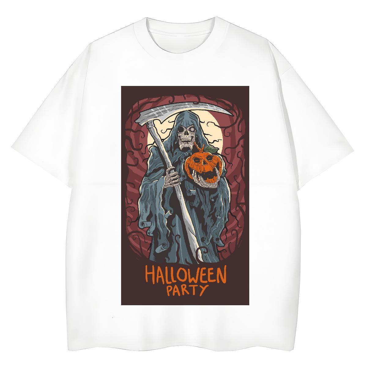 Brand Men Tops Tees demon Street wear Hip Hop 100% Cotton 230g Tops Shirt Breathable Short Sleeve Cool Design T Shirts Men Custom Print Oversized