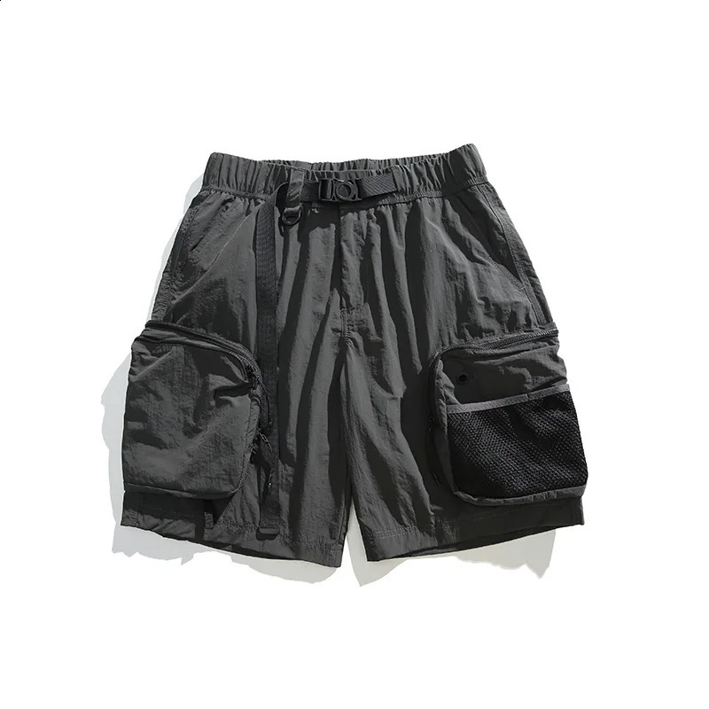 Summer Outdoor Three way Sports Shorts American Style Functional Multi pocket Waterproof 240819