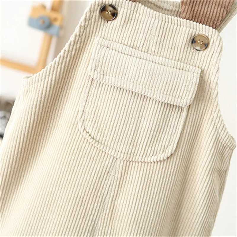 Baby jacket boys girls pants baby cotton jumpsuit casual spring toddler jacket girls casual flower crown Trouser New W240806