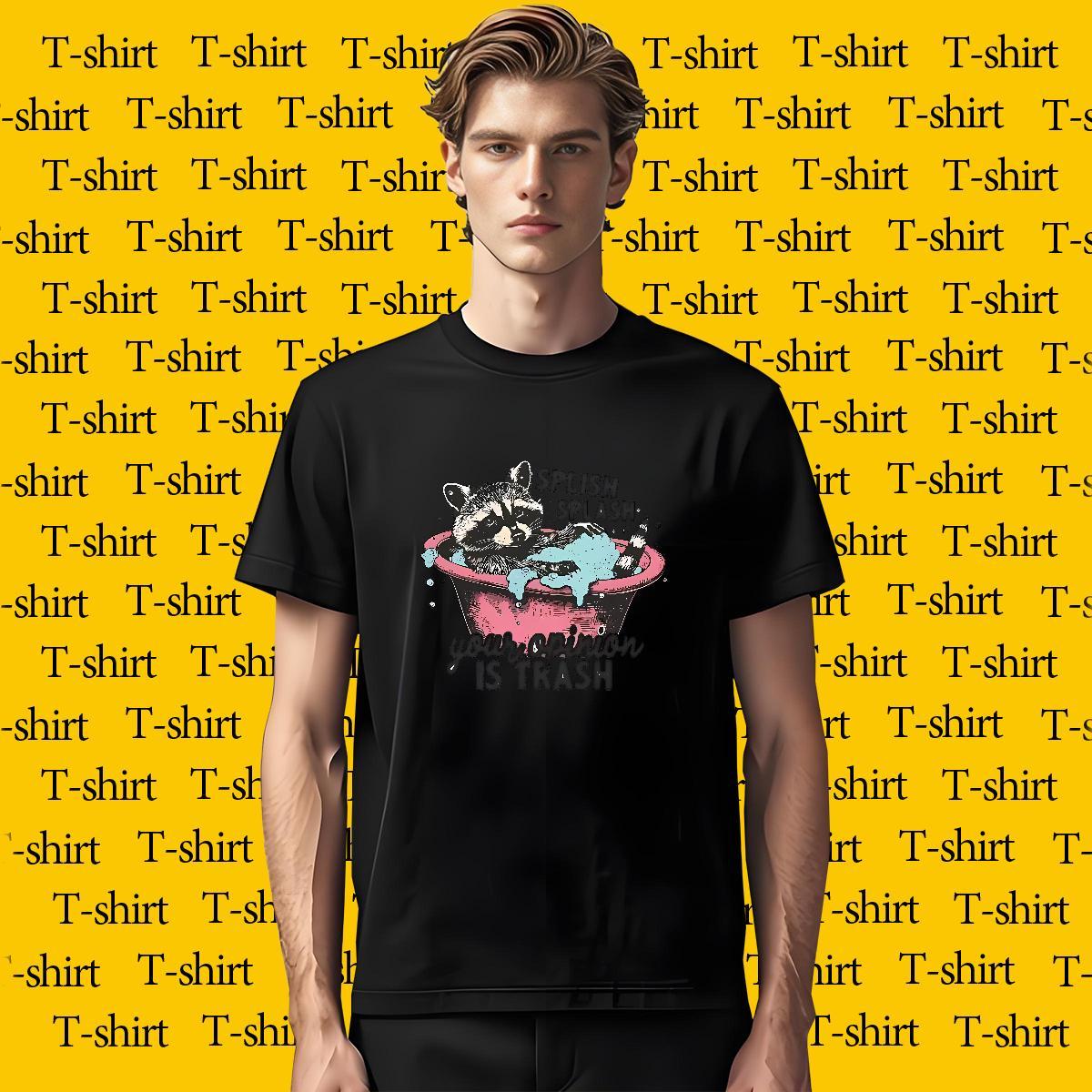 Classic Casual Tshirt for Man Woman animals Casual Beach 230g Pure Cotton Wear Breathable Short Sleeve Cool Design T-Shirts for Men White Plus Size