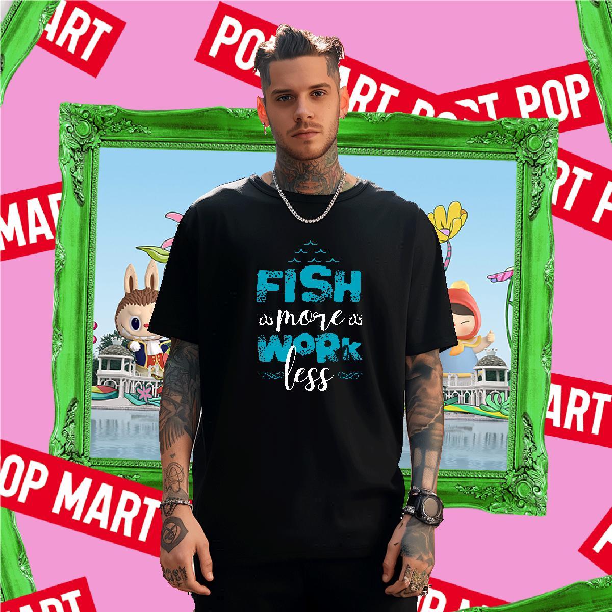 Wholesale fish 230g Pure Cotton Mens Tshirts Casual Beach Breathable Short Sleeve T-Shirts for Men Custom Custom Printed Tees Shirts