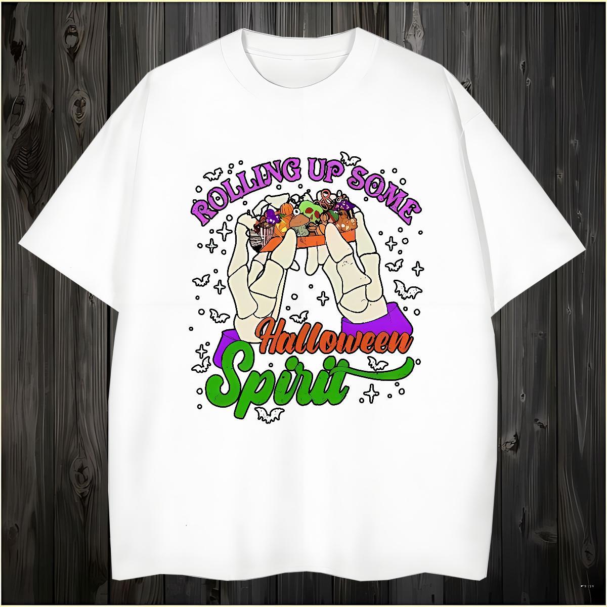 Cool Design T-Shirts halloween Breathable Short Sleeve Anime Printing Street Oversized 3XL 4XL 100% Cotton 230g Mens Tshirts Fashion New Tees Shirts