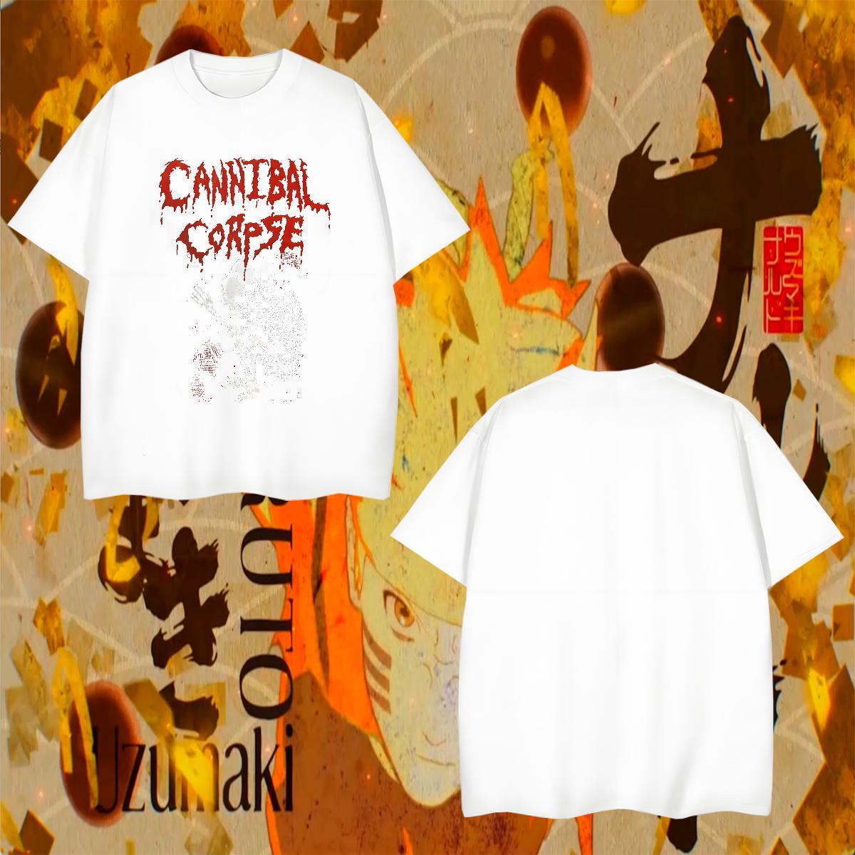 Man T Shirts 230g Cotton scary Sports Casual Breathable Crew Neck Cartoon Printing L-4XL Men Clothes T-Shirt New Arrival Comfortable Tee Shirt