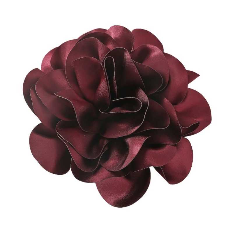 20cm flower crown fabric peony charm brooch fashion party accessories fashion lapel pin statement W240815