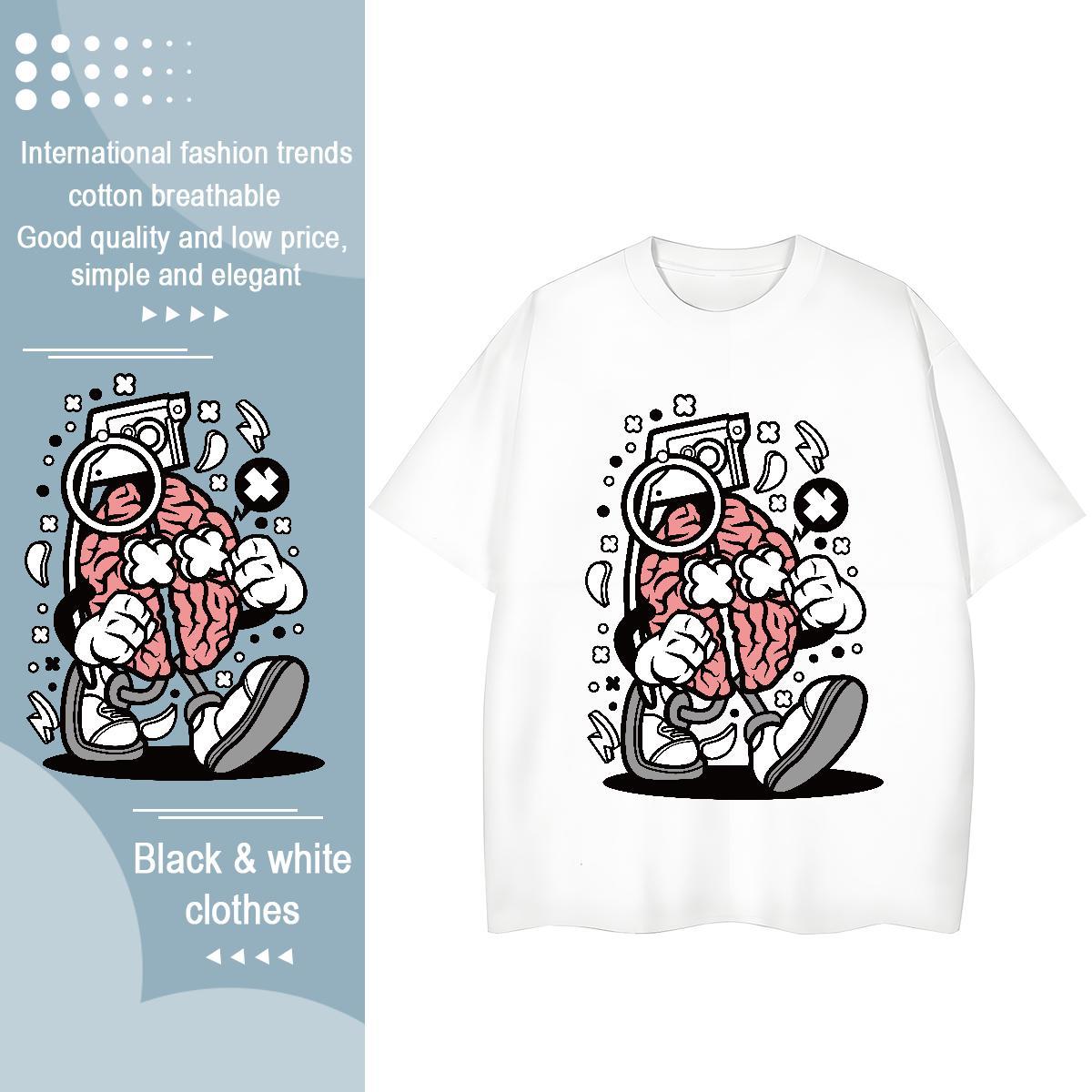 2024 DIY Women Tshirts Sports Casual Breathable Crew Neck Polos Designer 100% Cotton 230g ET Custom Printing T-Shirts for Women