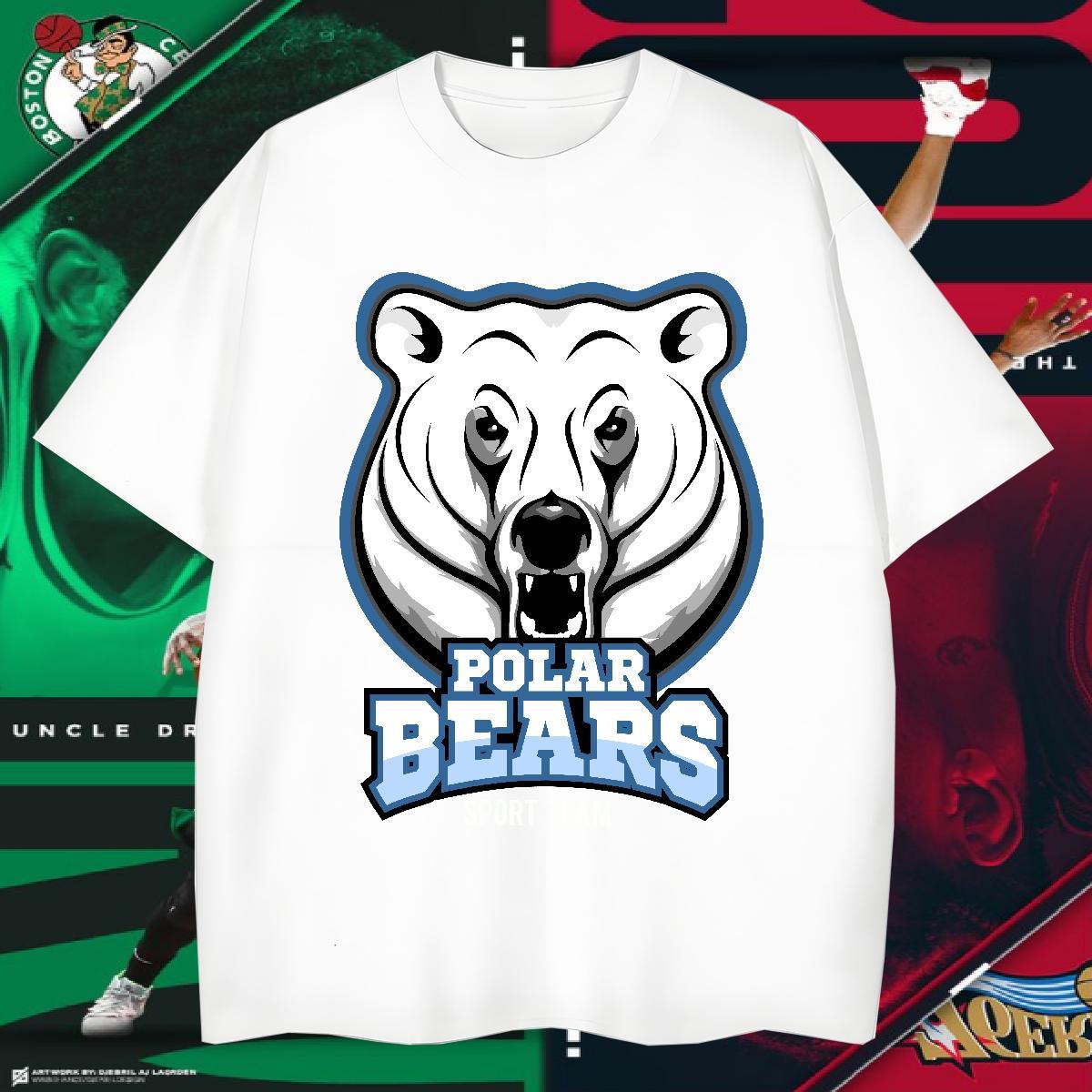 Brand T-Shirts bear Short Sleeve Soft Spring Summer Graphic 230g Cotton Men Clothes T-Shirt Custom Top Tees