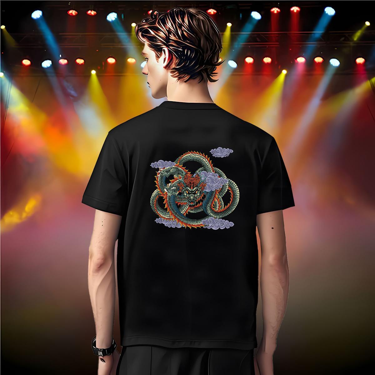 T Shirt For Man 100% Cotton 230g fierce Casual Crew Neck Breathable Custom Printing Men Tees Designer Free Shipping Tops Tees