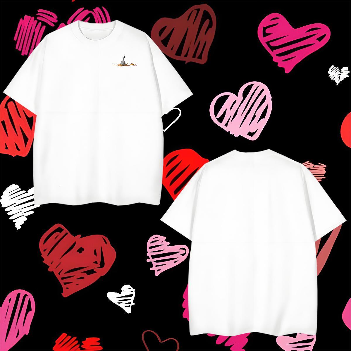 Classic Tshirt for Man Woman Dog Hip Hop 230g Pure Cotton Clothings O Neck Short Sleeves Designer T shirt Customized