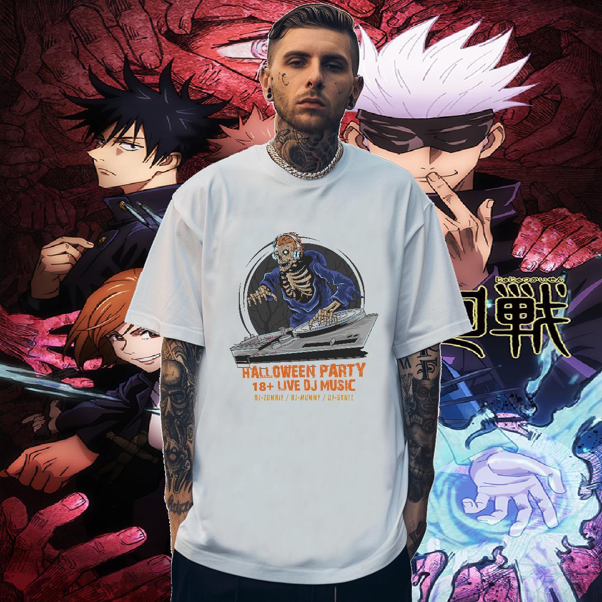 Unisex Mens T Shirts skull Short Sleeve O-Neck Spring Summer Cartoon Printing L-4XL 230g Pure Cotton Mens Tshirts Stylist Clothings