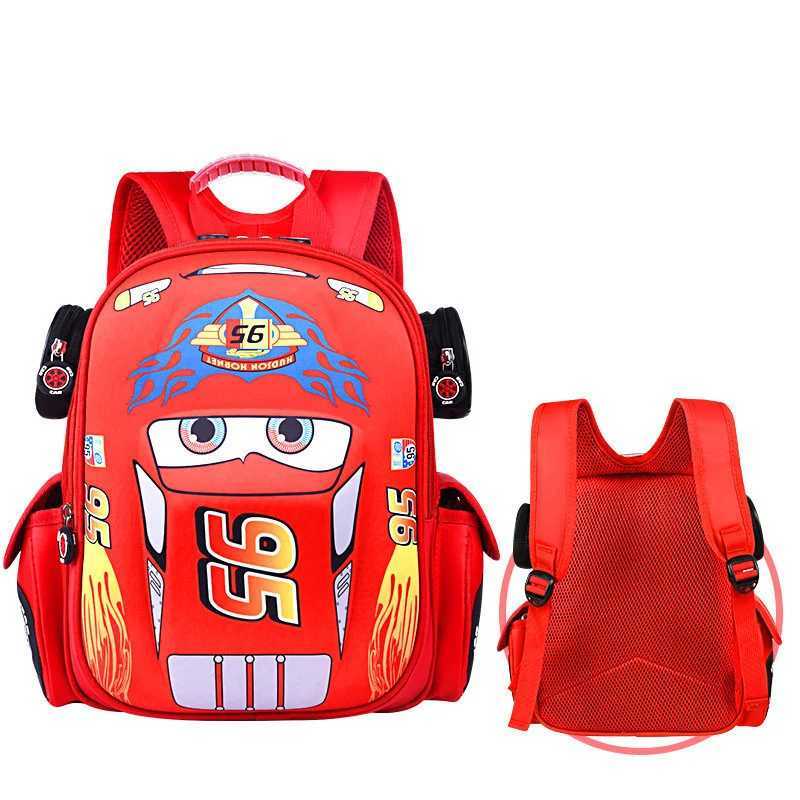 Children Cartoon 3D Car School Bags Boys Girls Primary School Backpack Kids Kindergarten Backpack Schoolbags Mochila Infantil Y240820
