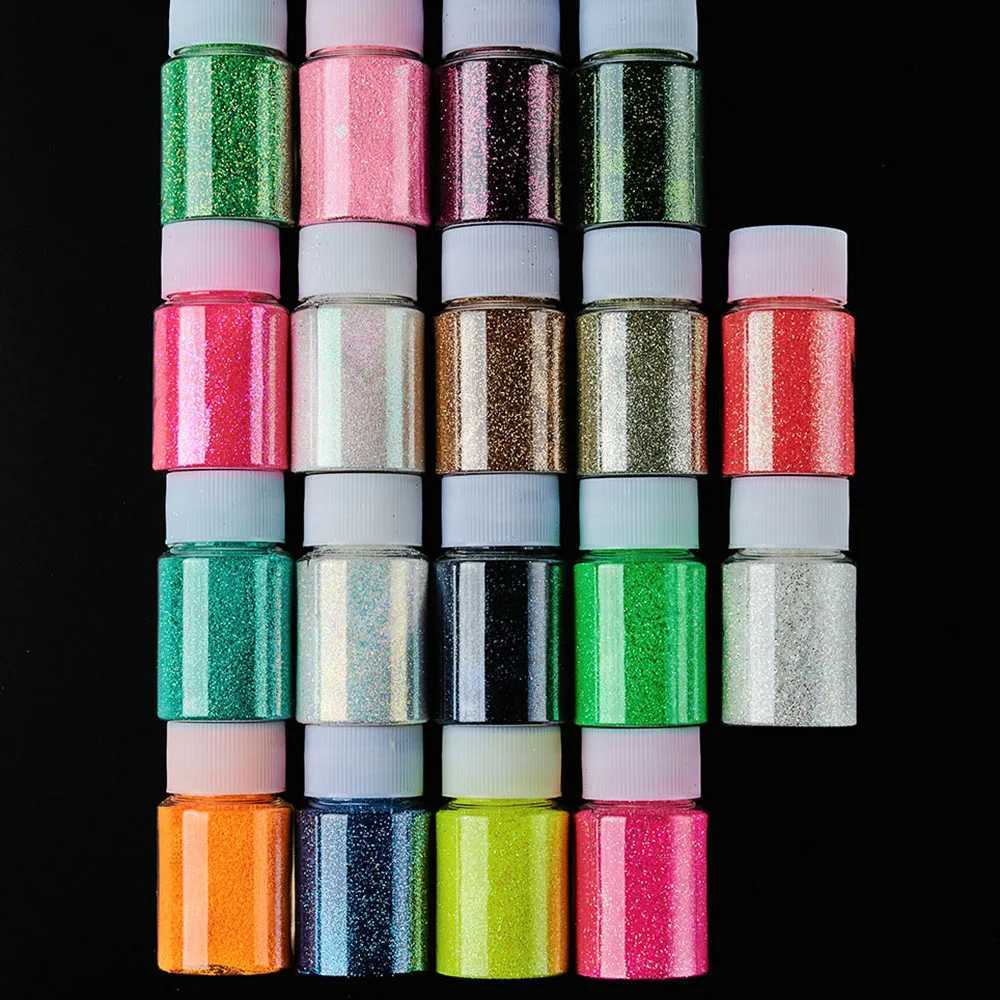 1oz Ultra-thin Shimmer Nail Glittle Powder Sugar Pink Blue Symphony Fairy Sparkly Powder Colorful Holographic Pigment Manicure 7XJ240815