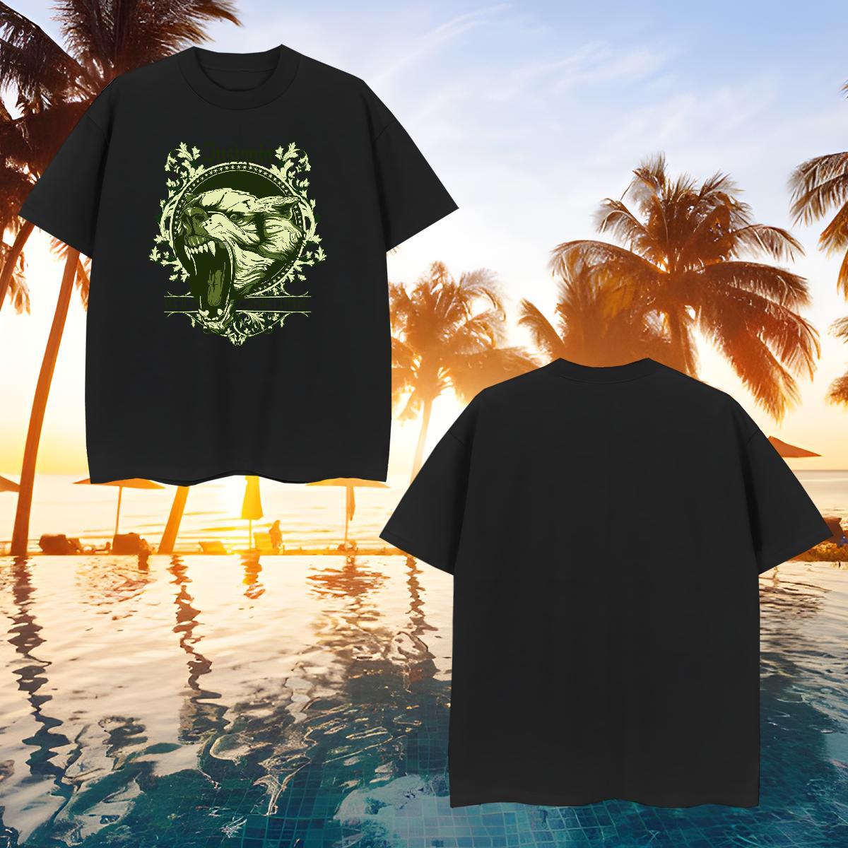 High Quality Man T Shirts lion Short Sleeve O-Neck Hip Hop Oversized 3XL 4XL 230g 100% Cotton Mens Tshirts 2024 Designer Clothings