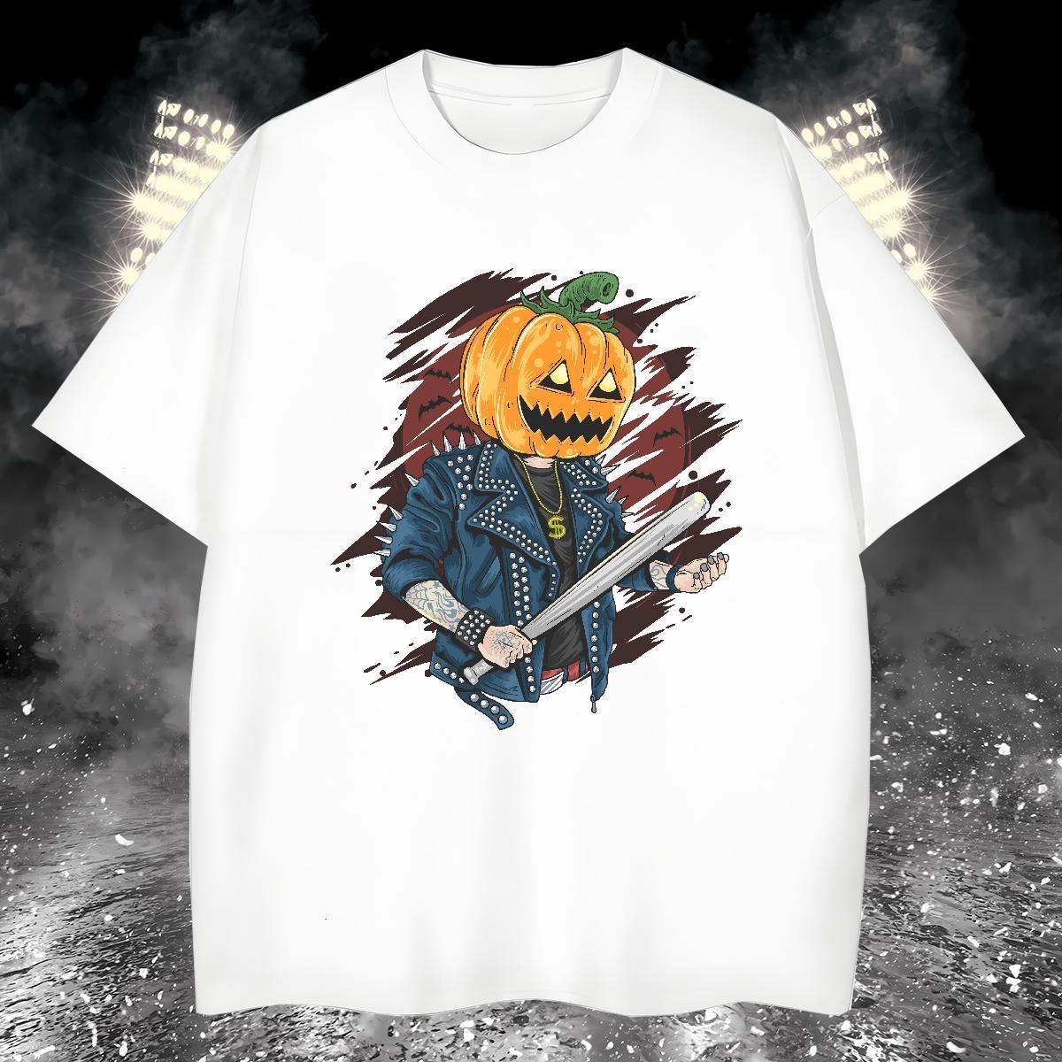 Designer Fashion Tshirt for Man Woman pumpkin Casual Daily Wear 230g 100% Cotton Tee Shirt Short Sleeve Soft Free Shipping Men T Shirts Customized