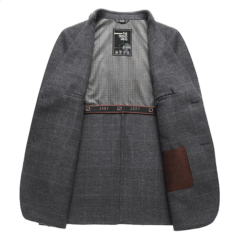 Fashion Business Gentleman Handsome British Style Casual Wool Trend Comfortable Slimming Korean Wedding Mens Jacket 240819