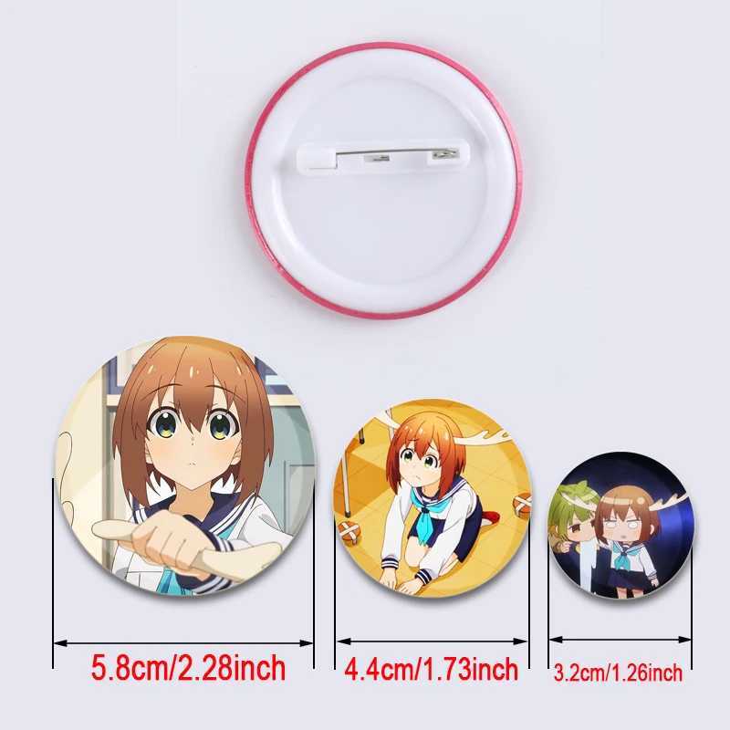 My deer friend Nokotan anime pin cute cartoon badge handmade tinplate brooch for backpacks clothing gifts accessories W240815