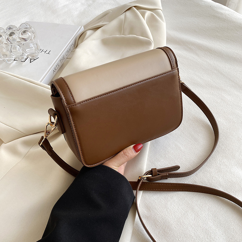 Shoulder for Women Handbag - Fashion Crossbody Bags Vintage Underarm Bag Square Satchel