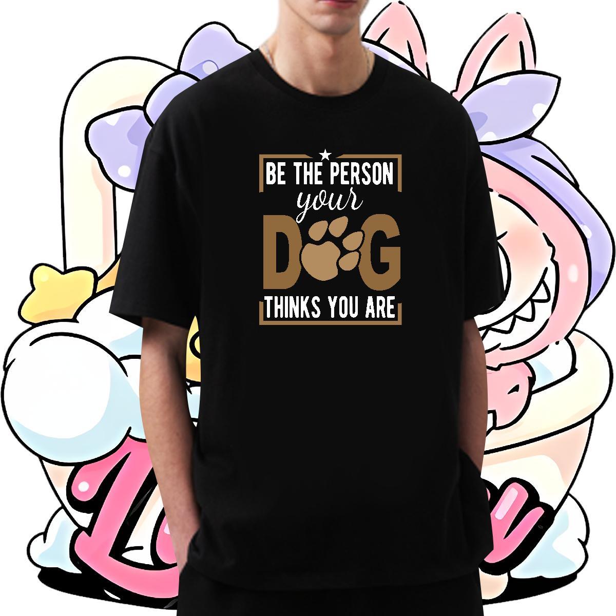 Popular Tshirt for Man Woman Street Wear 230g Pure Cotton Customized Breathable Short Sleeve dog's paw Man T Shirts Designer Fashion Clothings