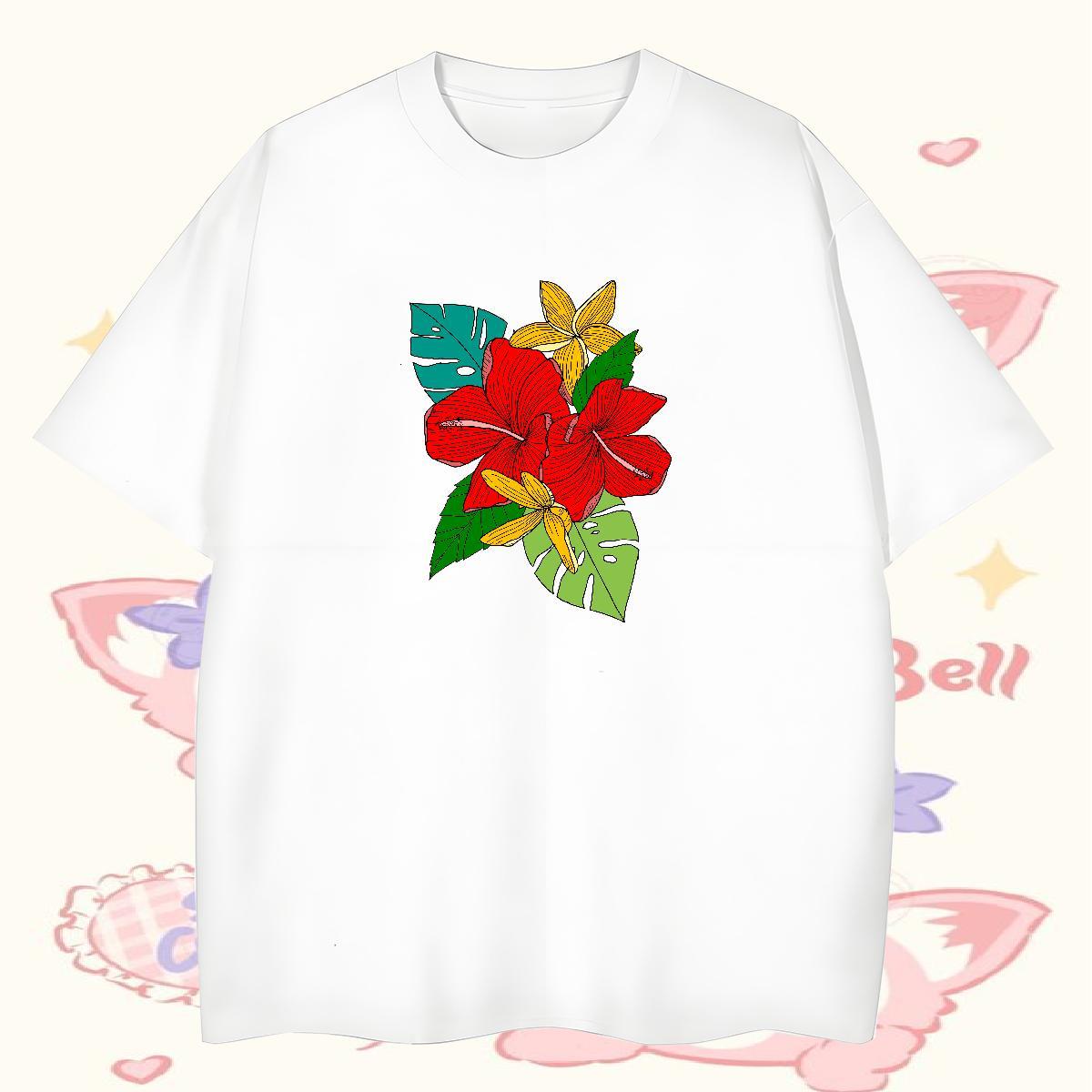 Classic Casual Men Clothes T-Shirt painting Casual Daily Wear 230g Cotton Tee Shirt Breathable Crew Neck Free Shipping T Shirt For Man Oversized