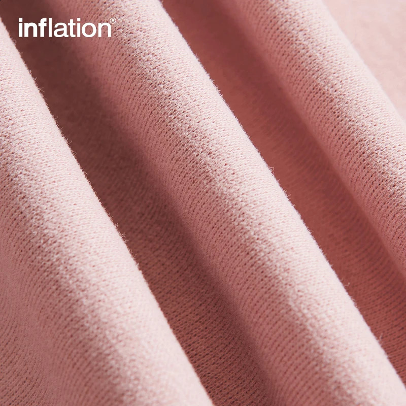 INFLATION Unisex Harajuk Oversized Tracksuit Trendy Pink Cargo Pants and Hooded Jacket Set Mens Hooodie Set 240819
