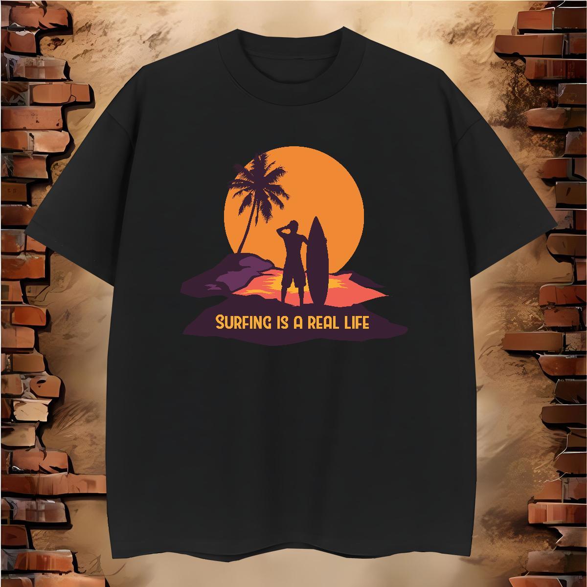 Unisex sea 230g Cotton Men Tops Tees Casual Daily Wear Breathable Mens T Shirts 2024 White Plus Size Top Tees